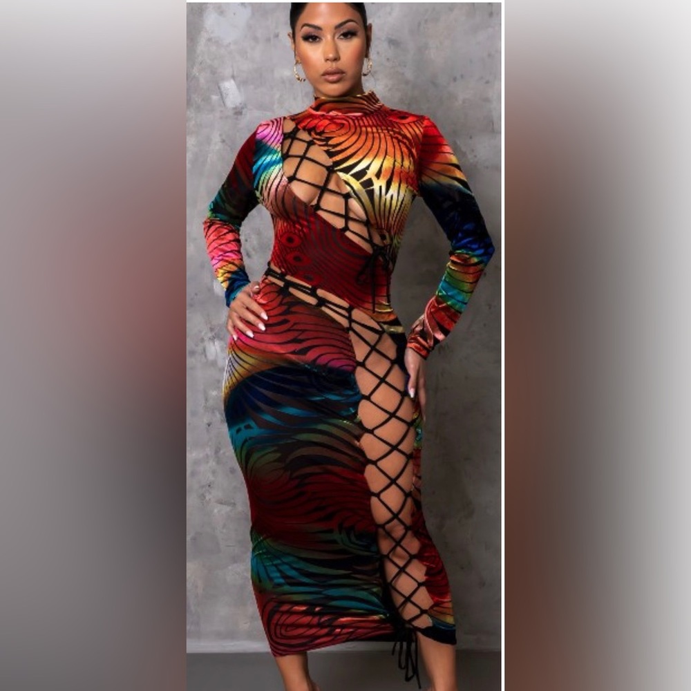 Color me bad sexy dress